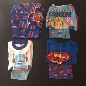 Lot of boys pajamas.